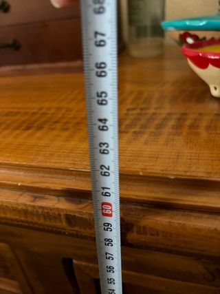 Comodino in legno massello stile messicano