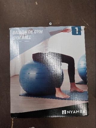 Fitball Pelota Pilates Resistente Talla S - 55 cm Turquesa