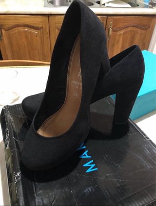 Zapatos Tacón Negros Mary Paz Talla 38