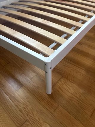 Base de cama Ikea blanca
