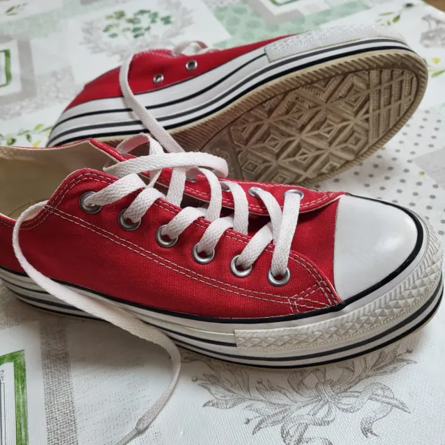 Zapatillas Converse Rojas Plataforma