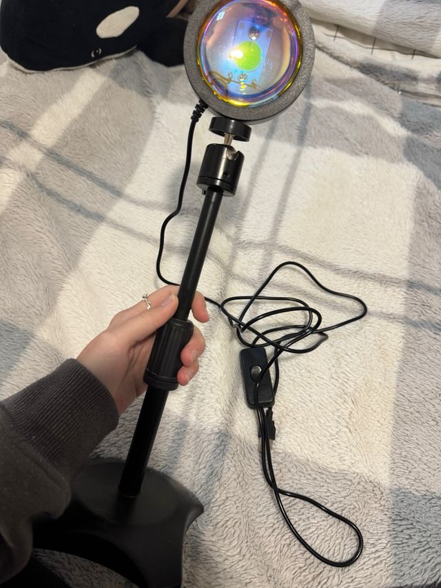 Lámpara de pie multicolor