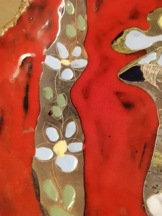 Piatto decorativo fatto a mano