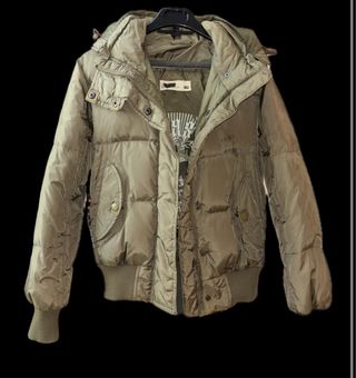 Chaquetón de plumas GAS verde militar