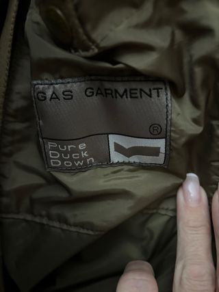 Chaquetón de plumas GAS verde militar