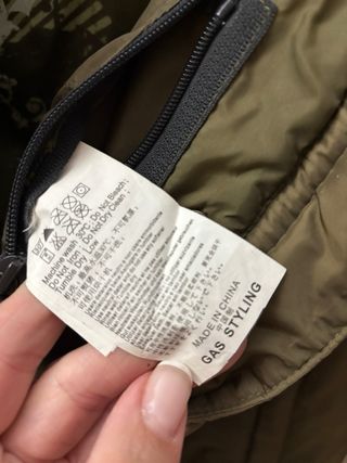 Chaquetón de plumas GAS verde militar