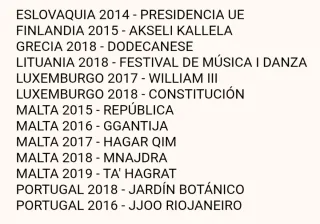 Lote 13 Monedas 2 Euros Conmemorativas J.A