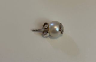 Pendientes Tous Perla y Plata, grande