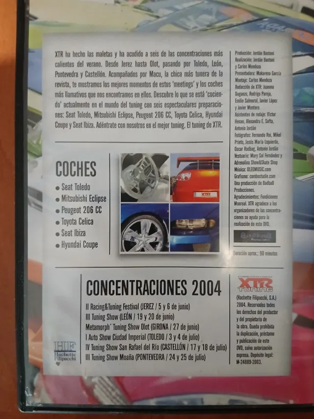 DVD/VHS. XTR Tuning Concentraciones y Tuners