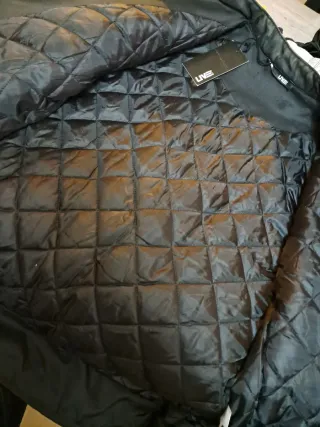 Giacca Moto Pelle Bianco Nero Rosso- Taglia M