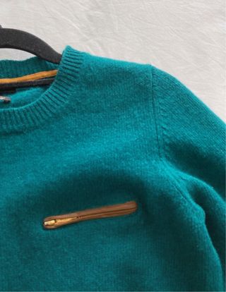 Jersey lana cuello redondo. Talla como una XS