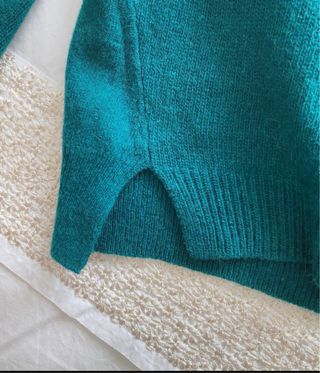 Jersey lana cuello redondo. Talla como una XS
