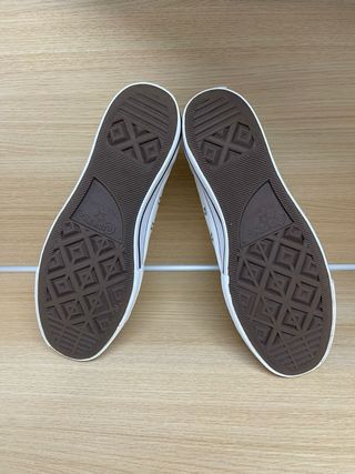 Converse plataforma blancas