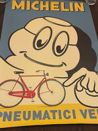 Poster Michelin Pneumatici Velo