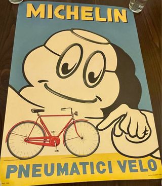 Poster Michelin Pneumatici Velo