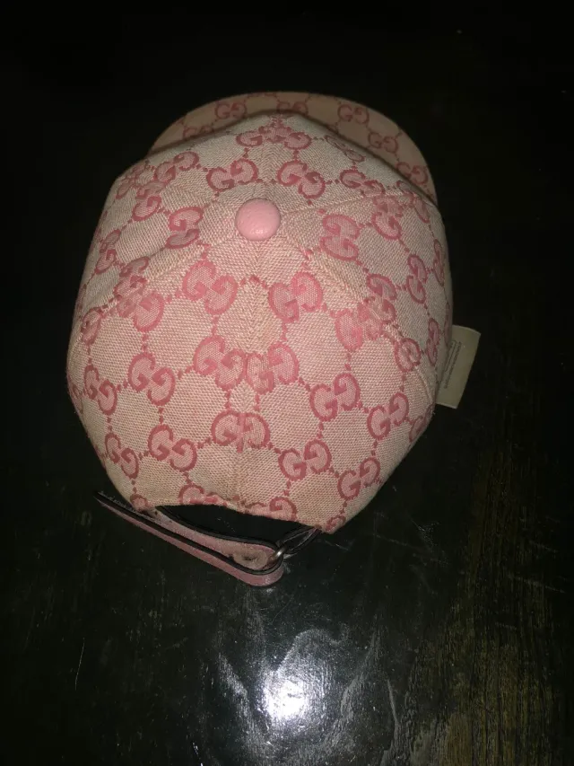 Berretto Gucci Rosa GG
