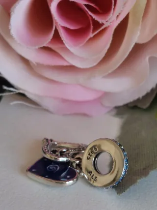 Pandora Corazón Azul y Estrellas