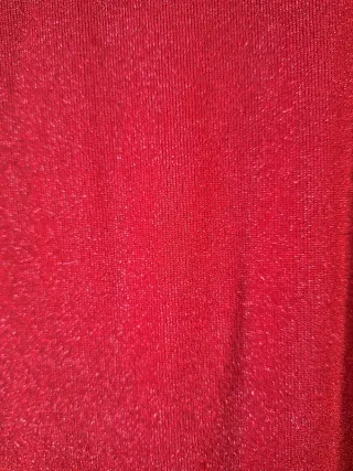 Vestido A-Line con Brillo Borgoña · Ideal Eventos