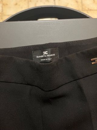 Pantaloni Elisabetta Franchi neri eleganti
