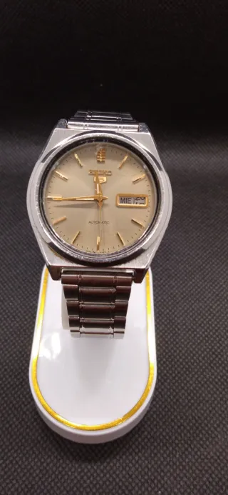 Reloj Seiko Automático Dorado y Plateado