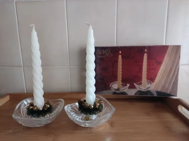 2 CANDELABRO Royal Crystal Rock NUOVI