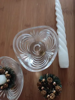 2 CANDELABROS Royal Crystal Rock SIN ESTRENAR