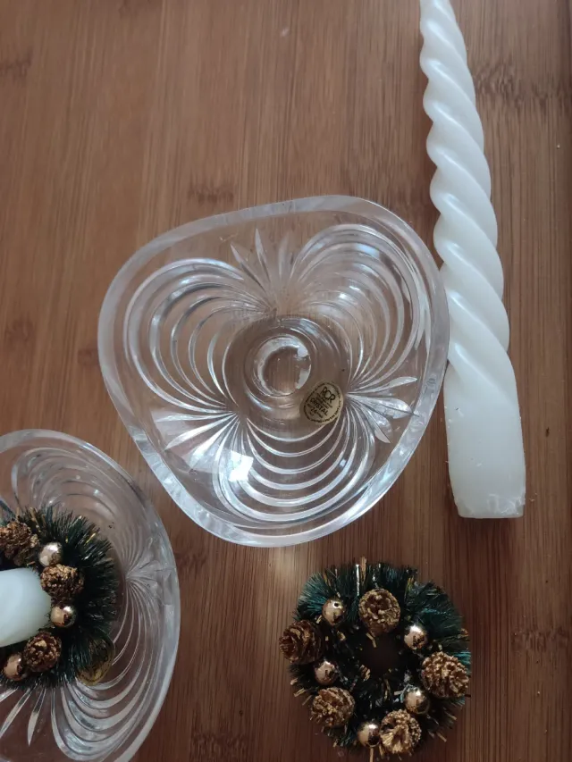 2 CANDELABRO Royal Crystal Rock NUOVI