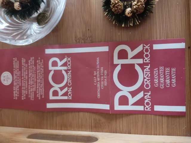 2 CANDELABRO Royal Crystal Rock NUOVI