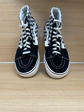 Vans cuadros SK8-Hi plataforma