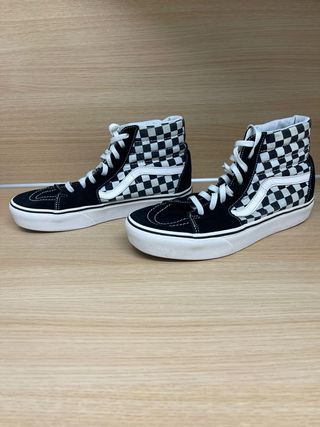 Vans cuadros SK8-Hi plataforma