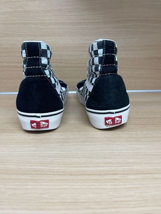 Vans cuadros SK8-Hi plataforma