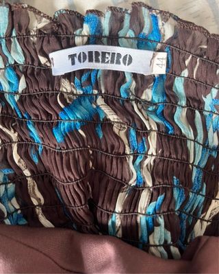 Vestido gasa Torero midi estampado
