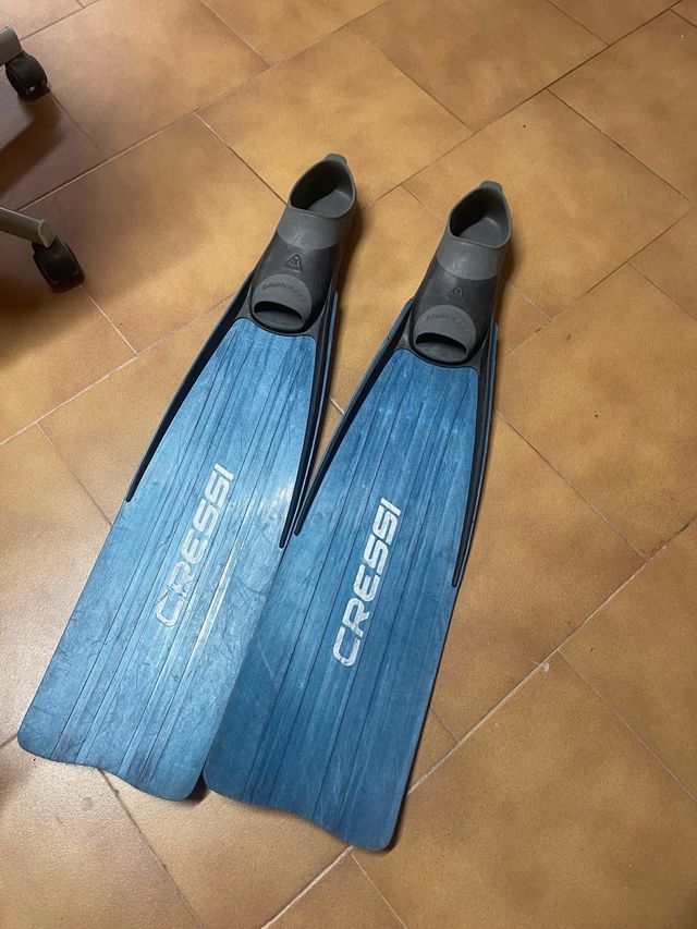 Aletas Cressi pesca submarina/Snorkel