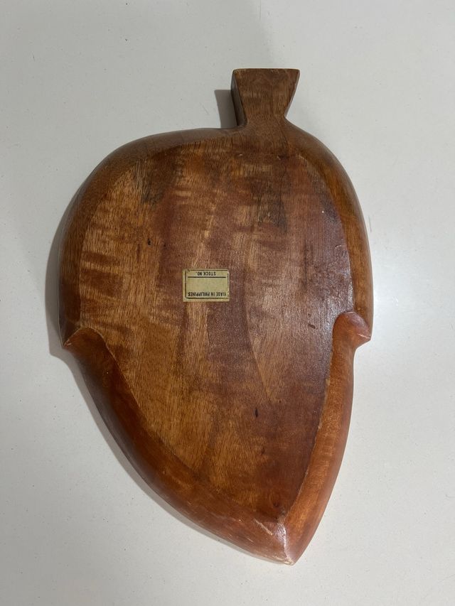 Vassoio in legno con 3 scomparti