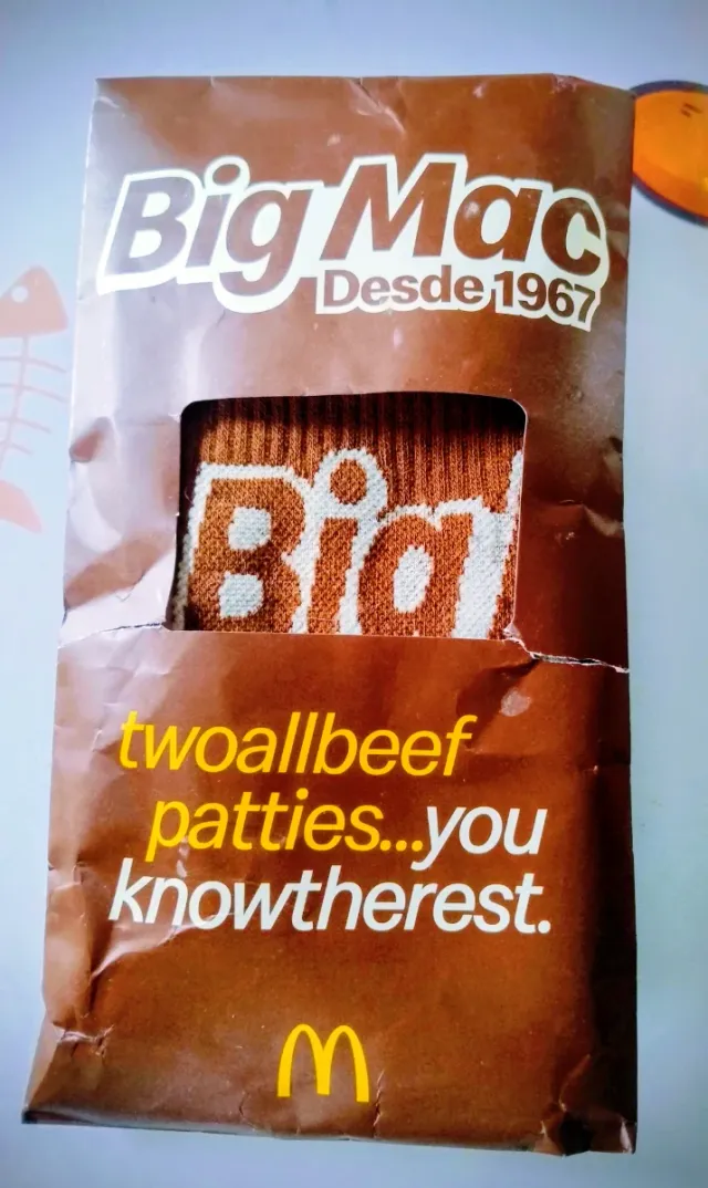 Calcetines McDonald's Big Mac Talla Única