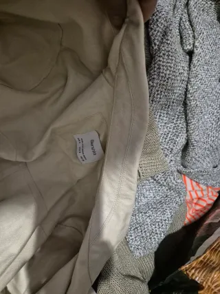 Chaqueta Bershka Beige Talla M