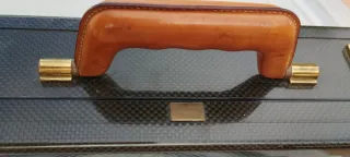 Elegante portadocumenti Hermes Nero e Marrone