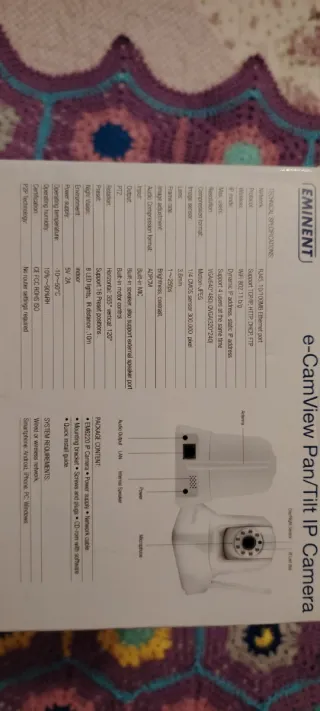 Cámara IP Eminent e-CamView Pan/Tilt