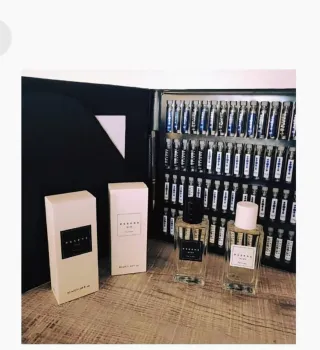 Perfume Scentos Dorado y Naranja