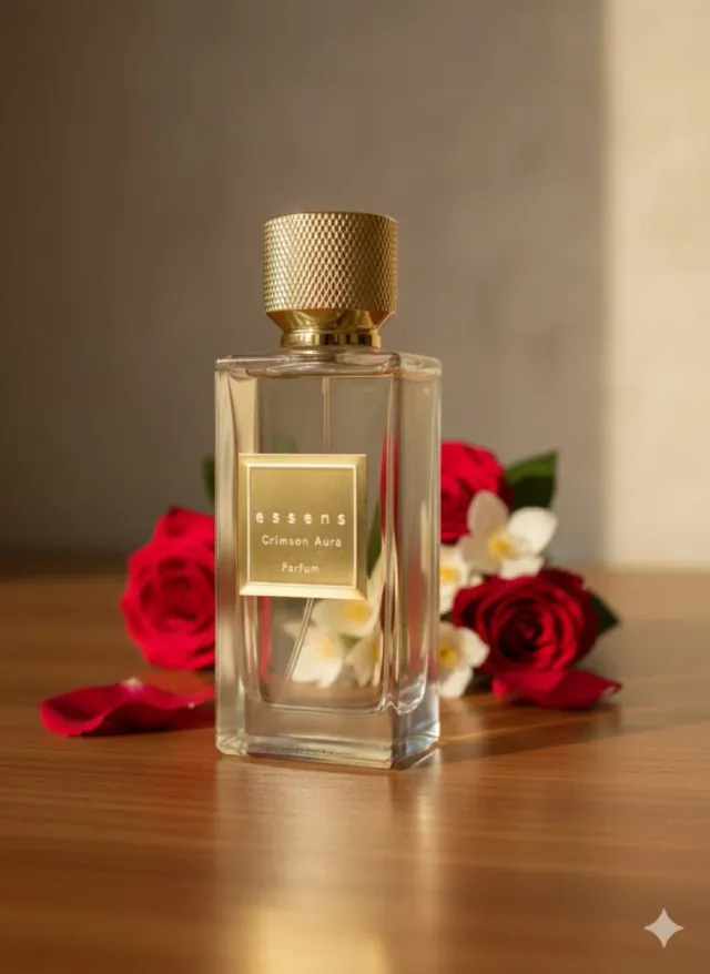 Perfume Scentos Dorado y Naranja