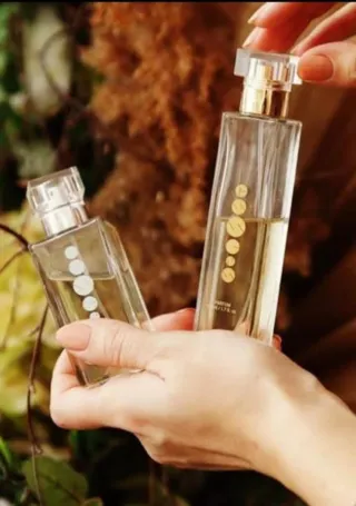 Perfume Scentos Dorado y Naranja