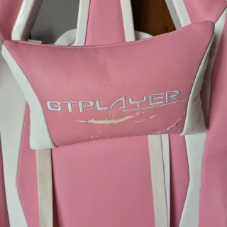 Silla Gamer GTPLAYER Rosa y Blanca Reclinable