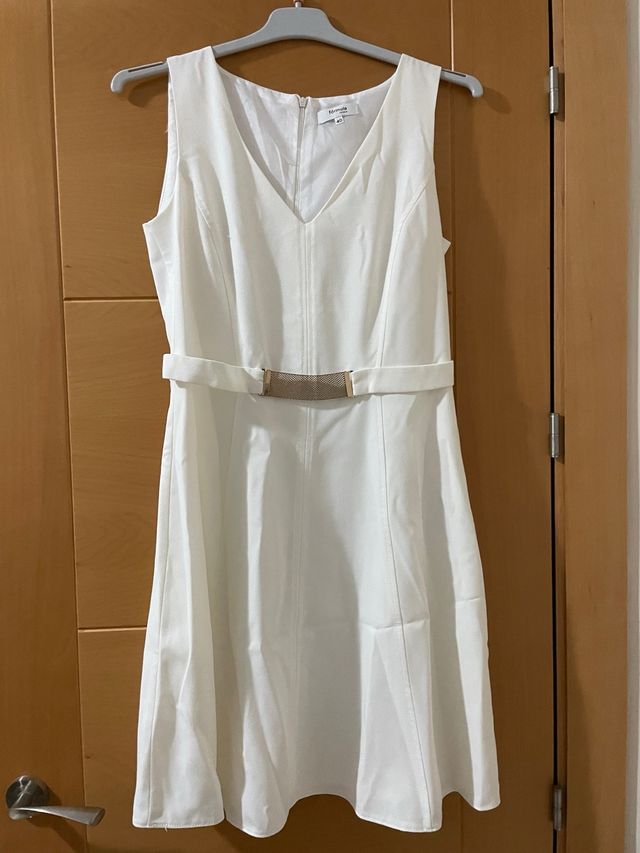 Vestido blanco talla L