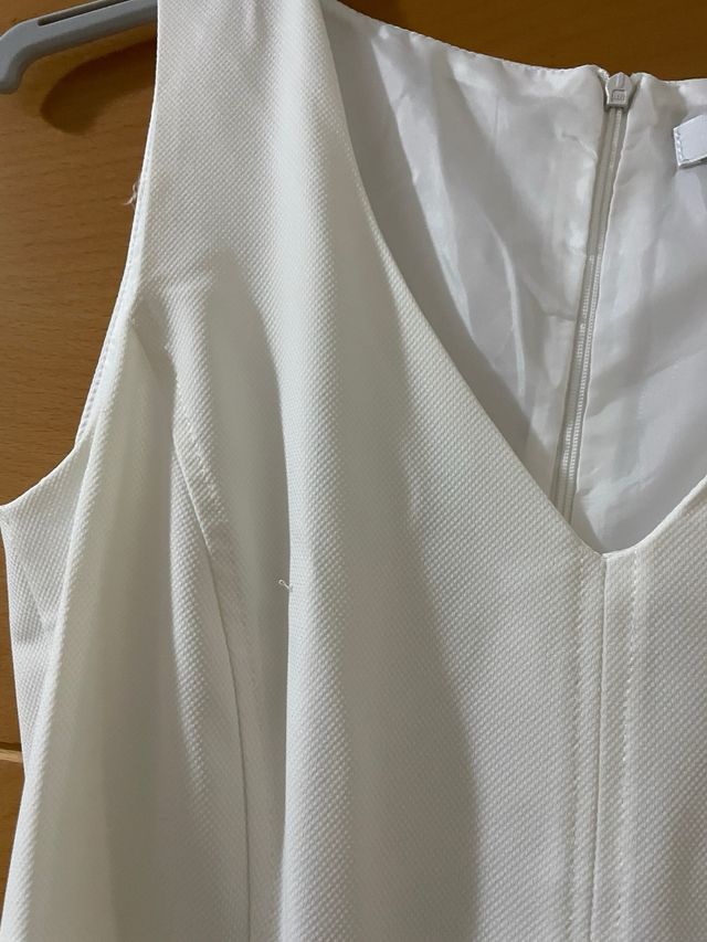Vestido blanco talla L