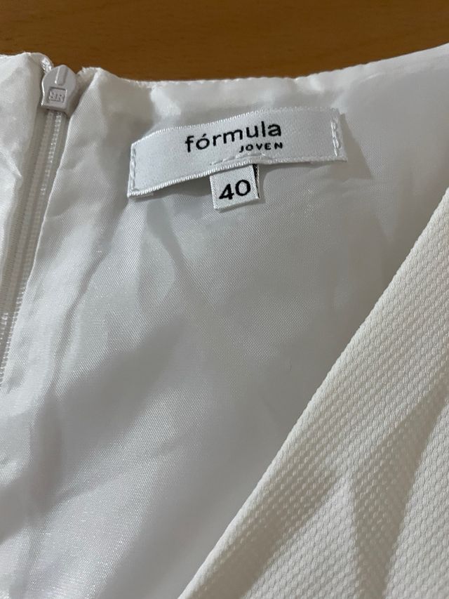 Vestido blanco talla L