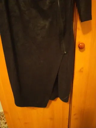 Vestido negro fiesta cremallera