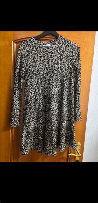 Vestido estampado leopardo