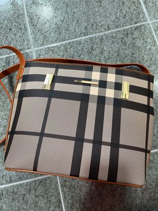 Bolso bandolera cuadros