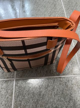 Bolso bandolera cuadros