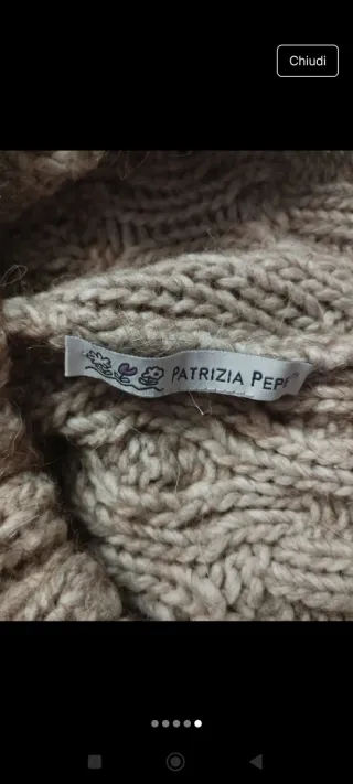 Cappello lana Patrizia Pepe beige